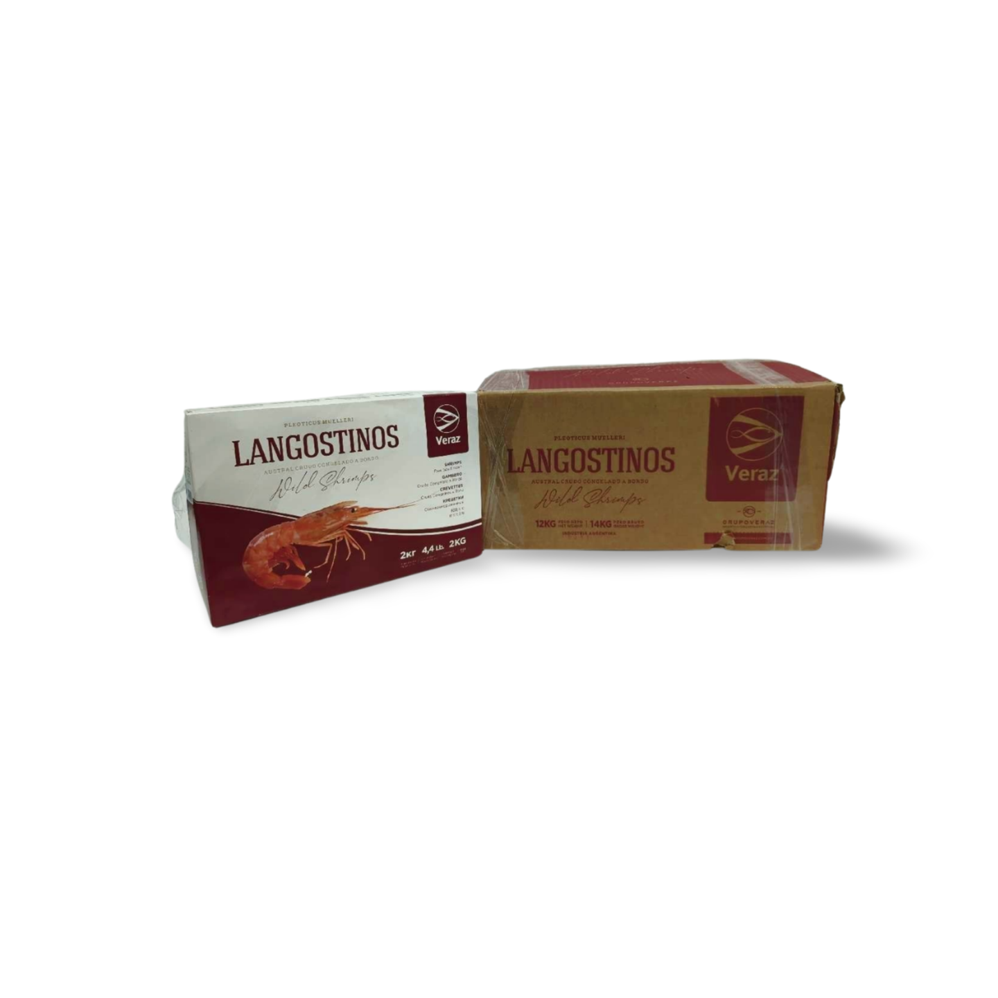 VERAZ L1 10/20 RAW HOSO AROYAL GREENLAND RED SEA FROZEN 6X2KG NET