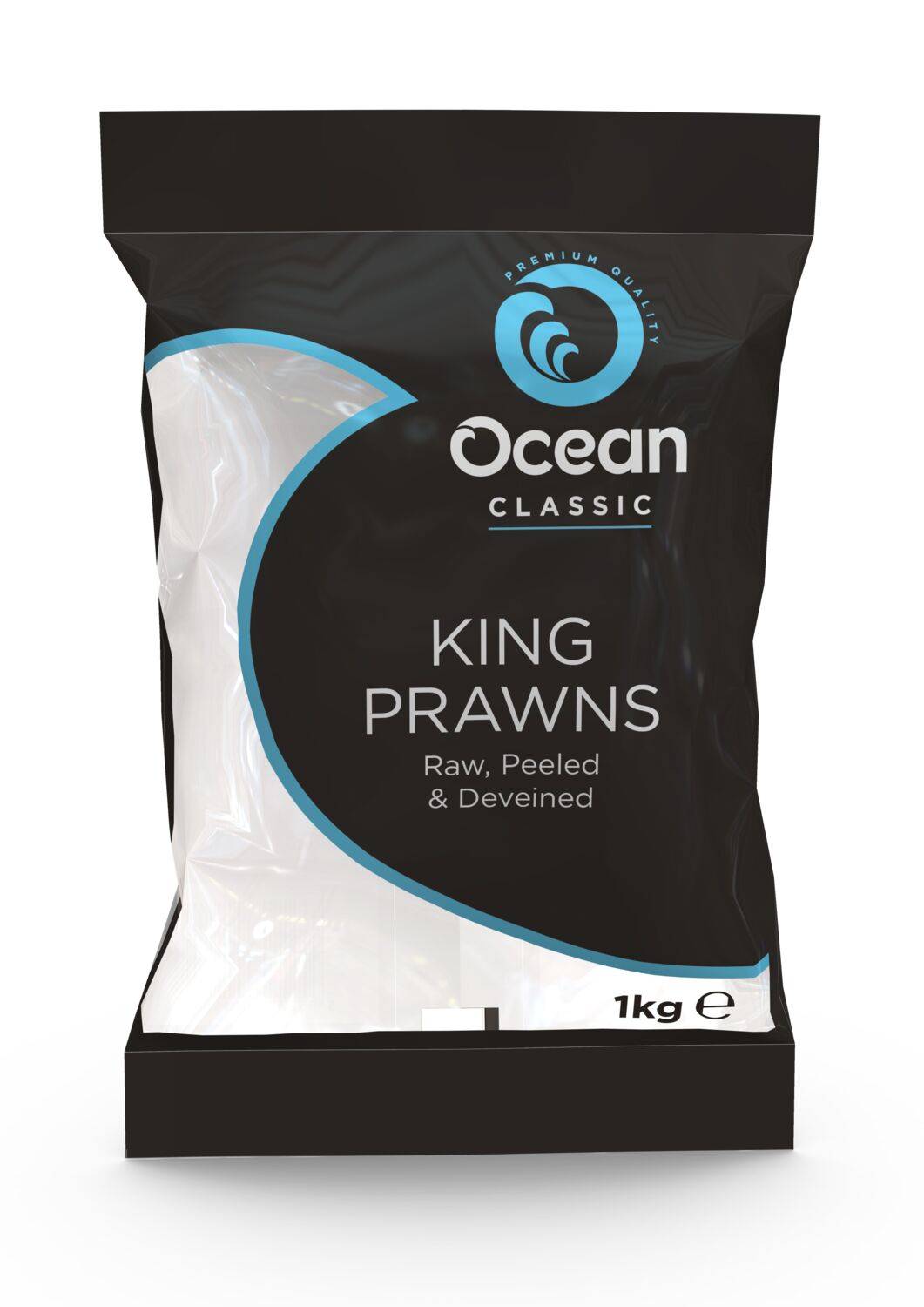 OCEAN CLASSIC 8/12 RAW PEELED DEVEINED KING PRAWN 10X1KG (700G NET)