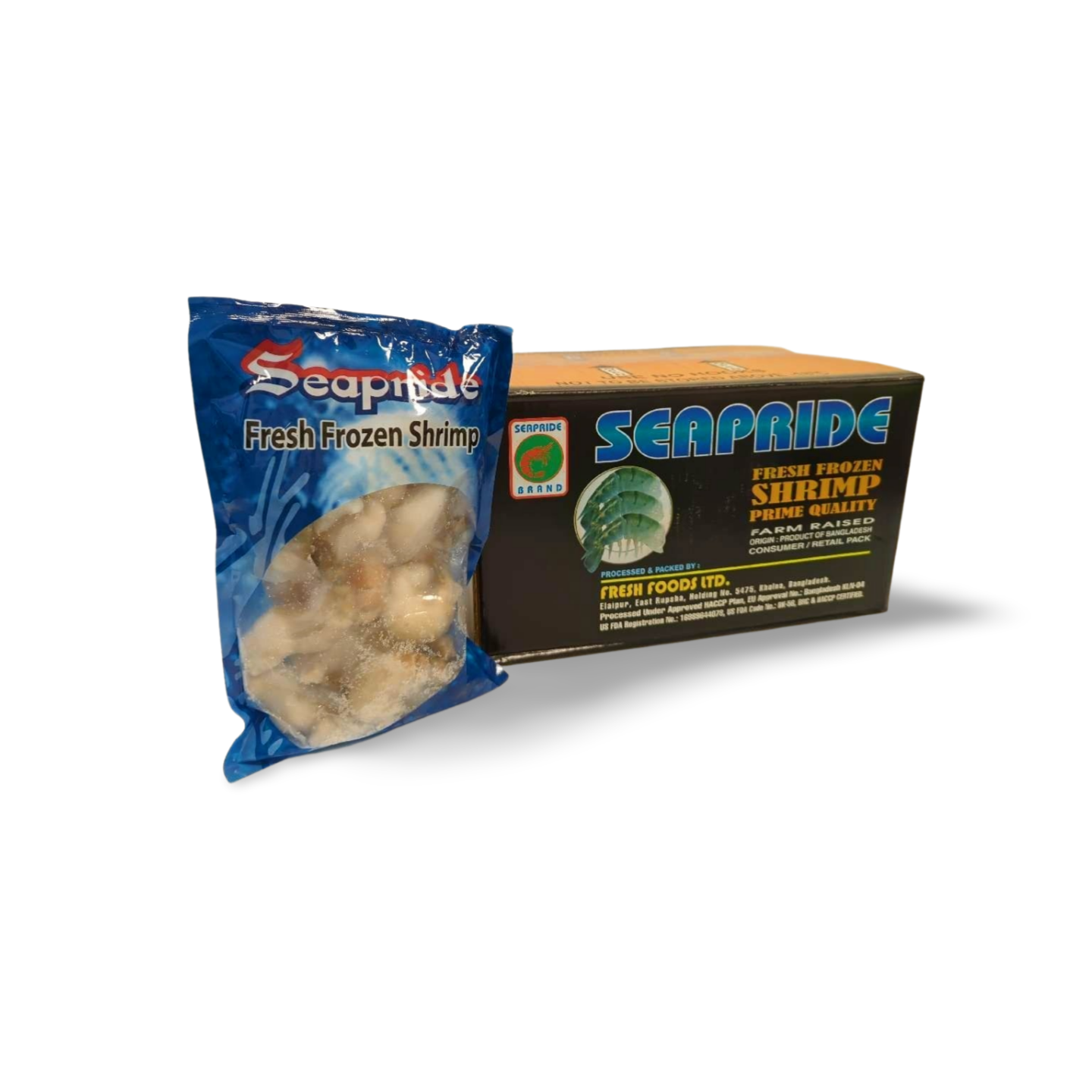 SEAPRIDE 8/12 RAW EZP HEADLESS SHELL-ON  FW 12X800G (440G NET)