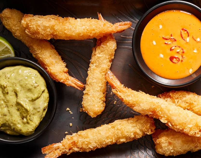 PACIFIC WEST PANKO COATED VANNAMEI KING PRAWNS 10X500G