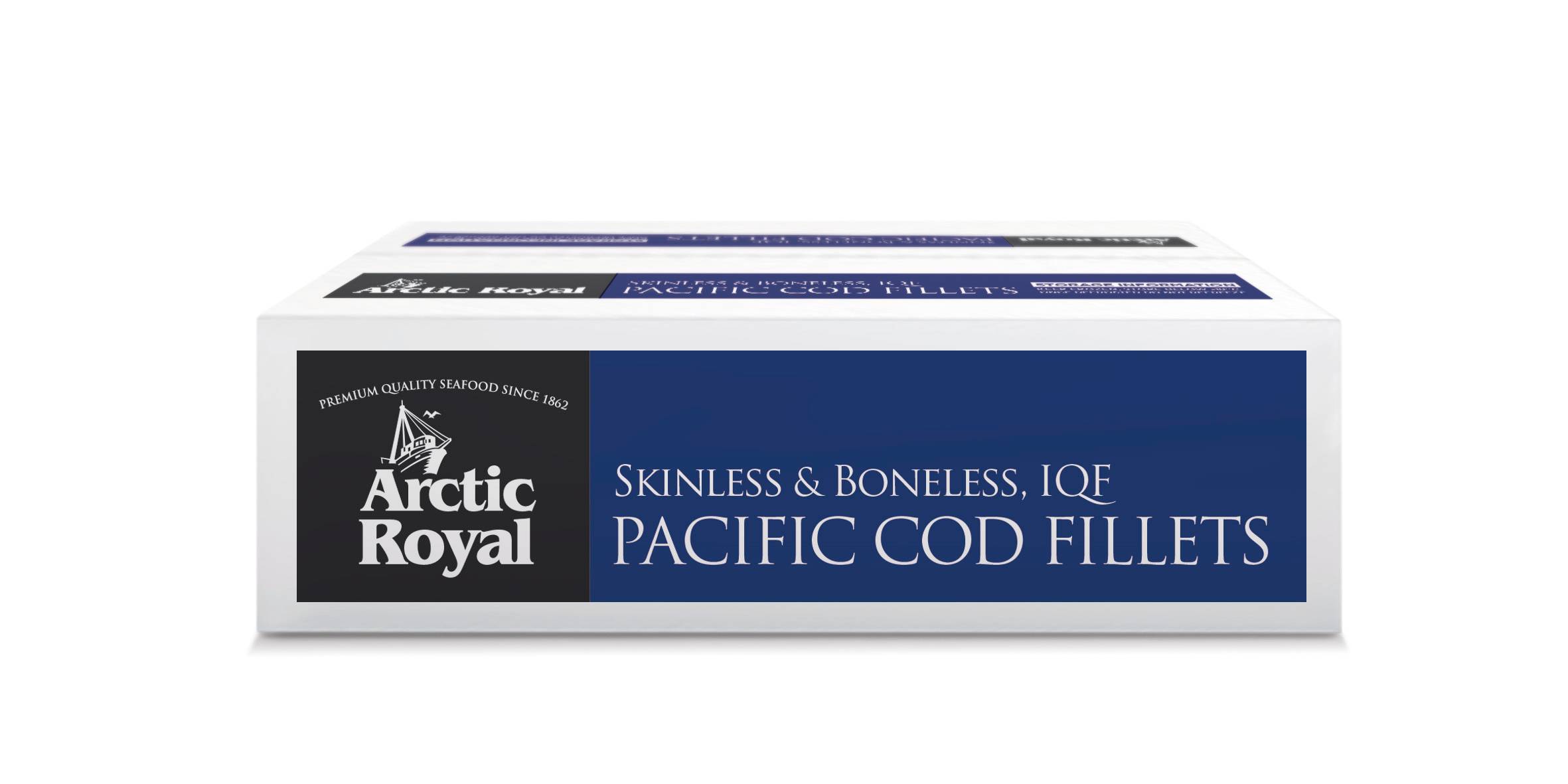 ARCTIC ROYAL SKINLESS BONELESS COD FILLET 200-230G X18