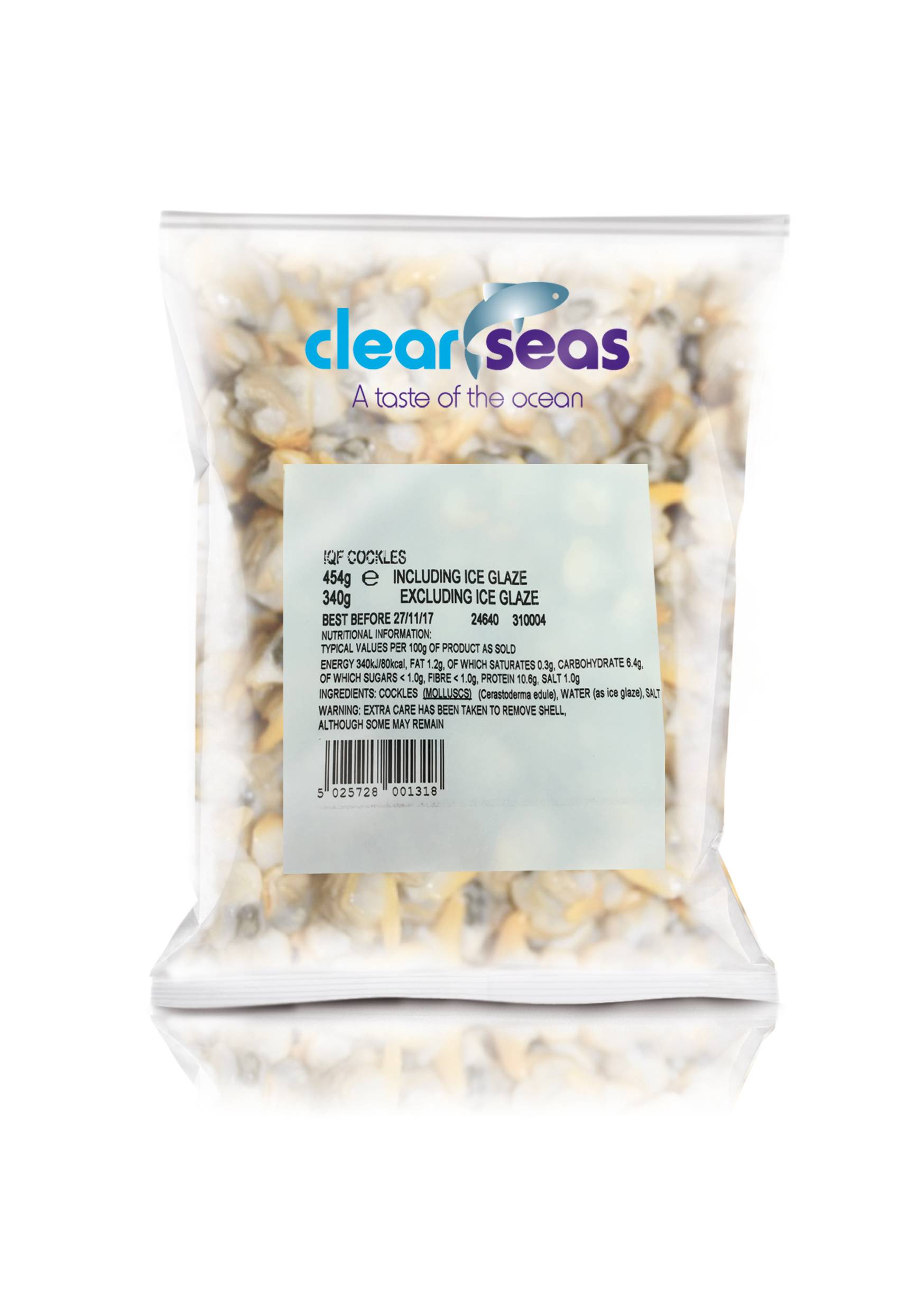 CLEAR SEAS COCKLES 20X454G