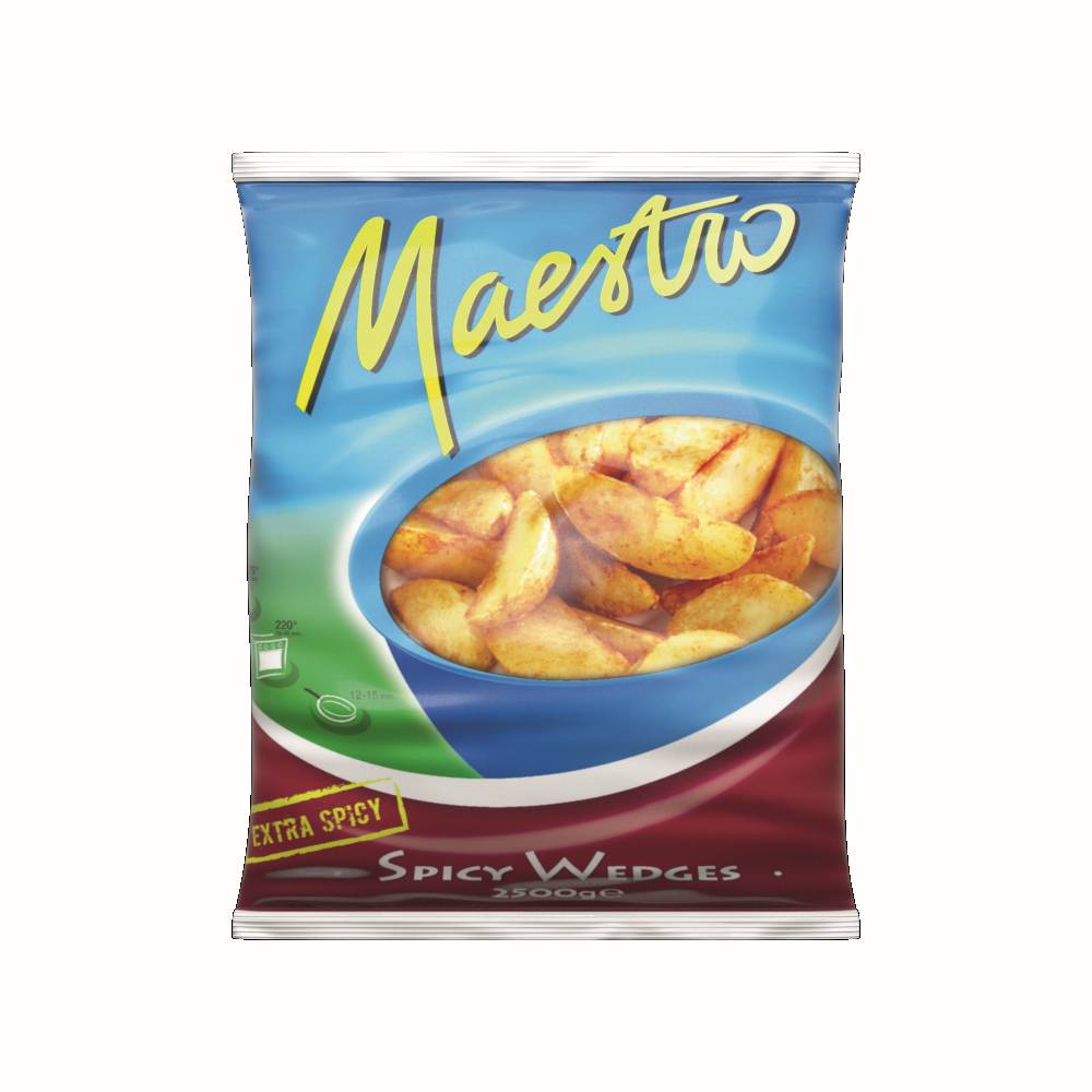 MAESTRO SPICY WEDGES 4X2.5KG