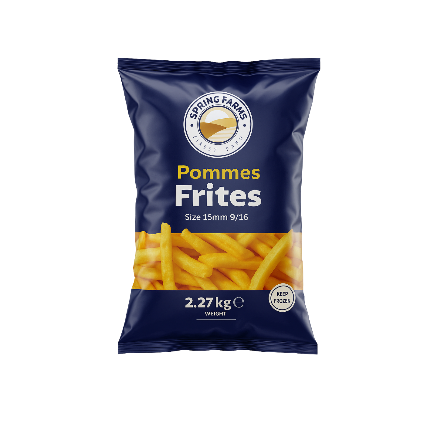 SPRING FARMS 9/16 CHIPS 4X2.27KG