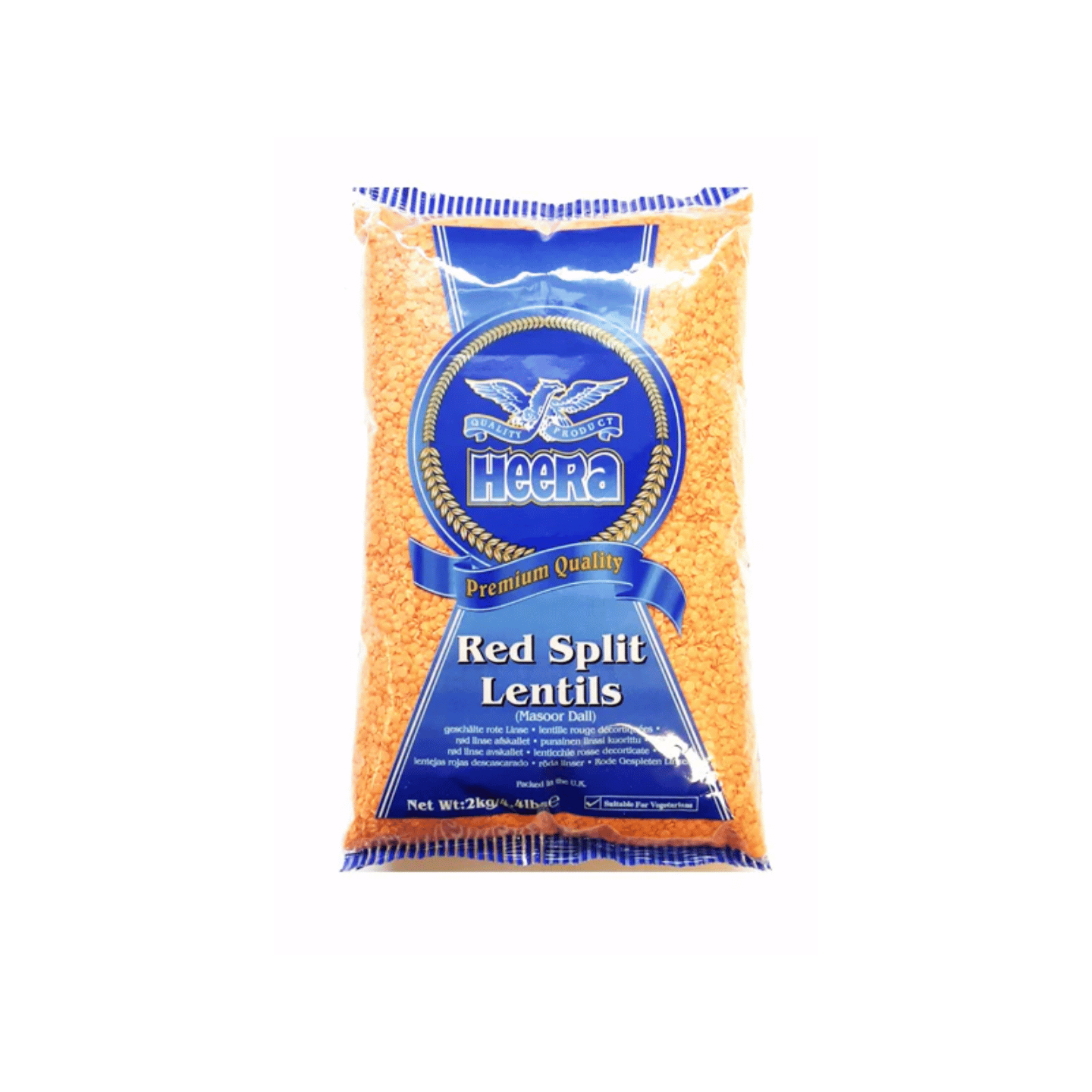 HEERA RED SPLIT LENTILS 4X5KG