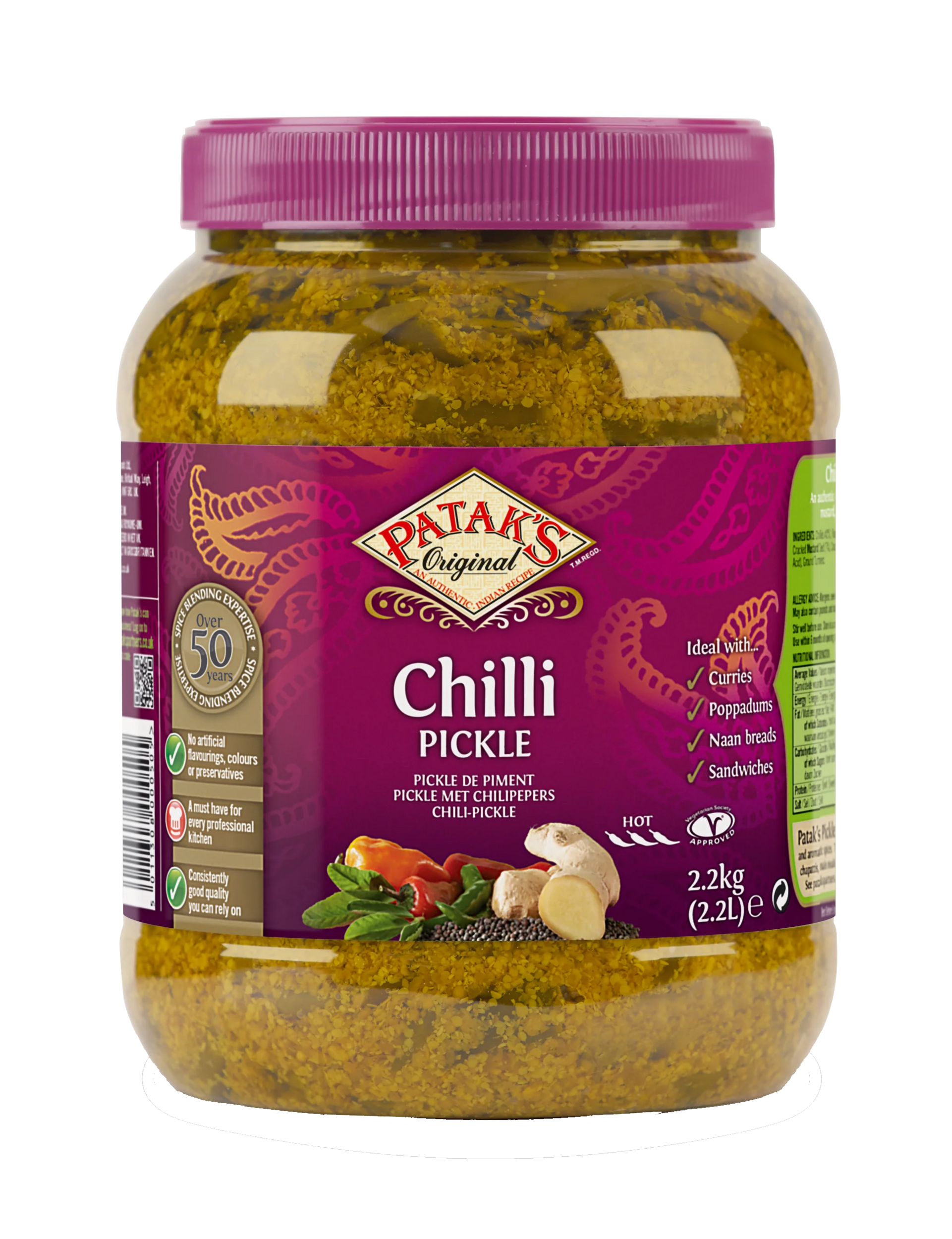 PATAK CHILLI PICKLE 2X2.3KG 2X2.3KG