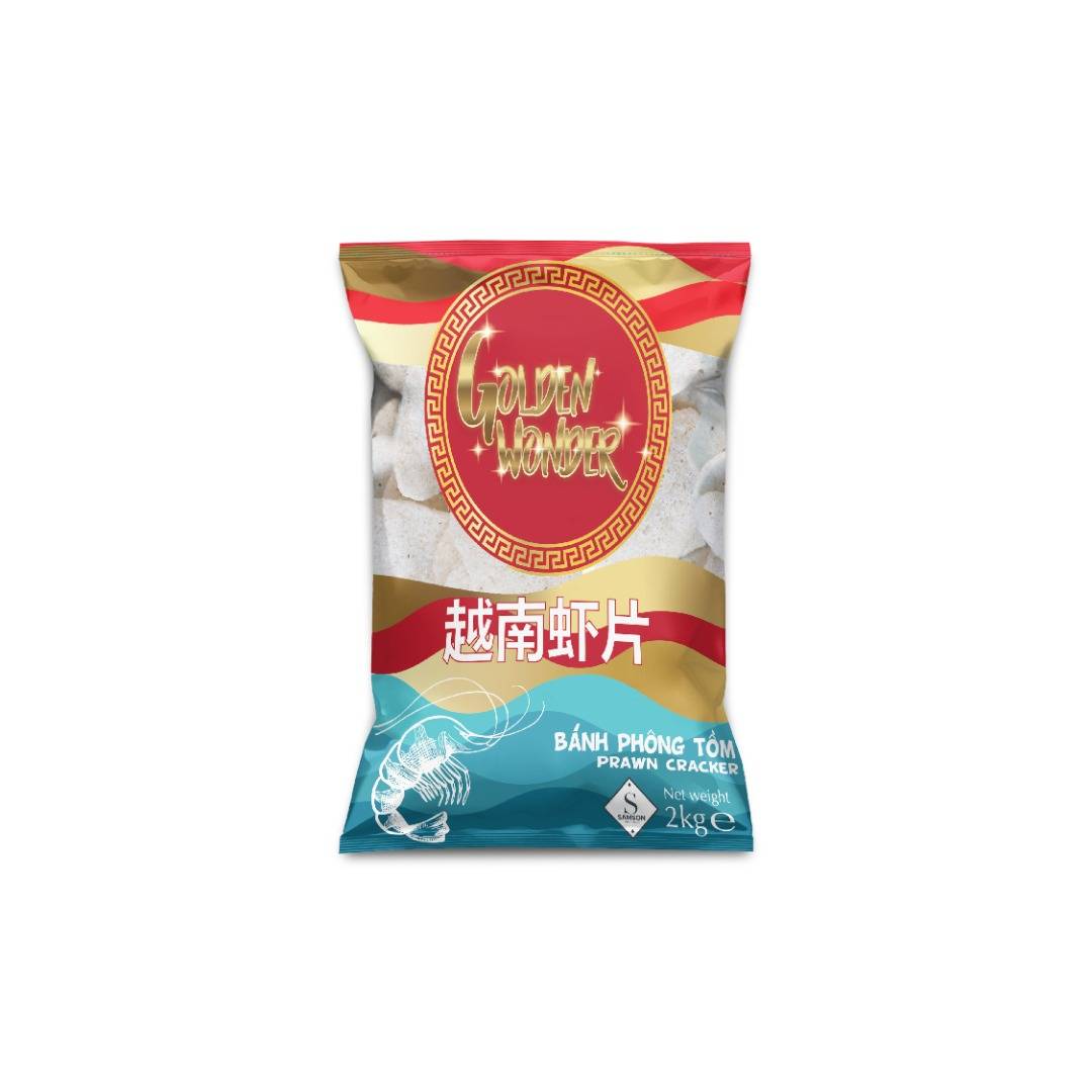 GOLDEN WONDER VIET PRAWN CRACKERS 6X2KG