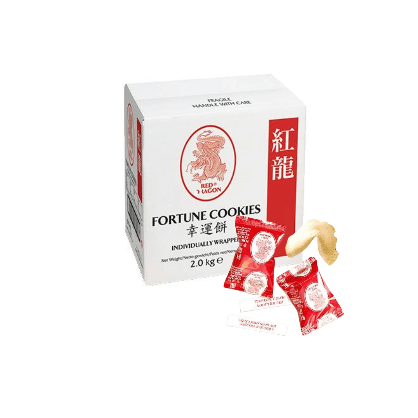 RED DRAGON FORTUNE COOKIES 2KG