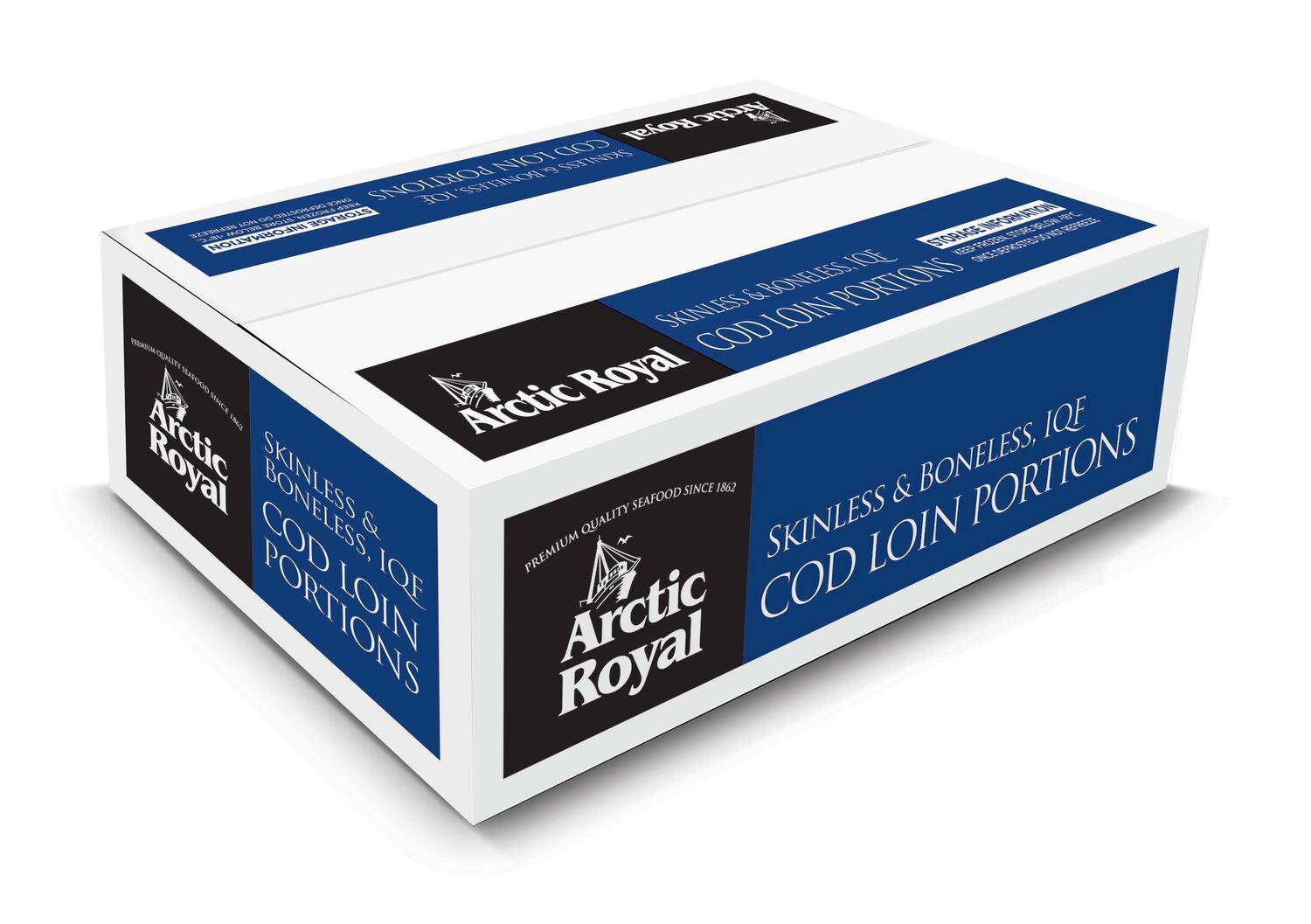 ARCTIC ROYAL SKINLESS BONELESS COD LOIN 140-170G X10