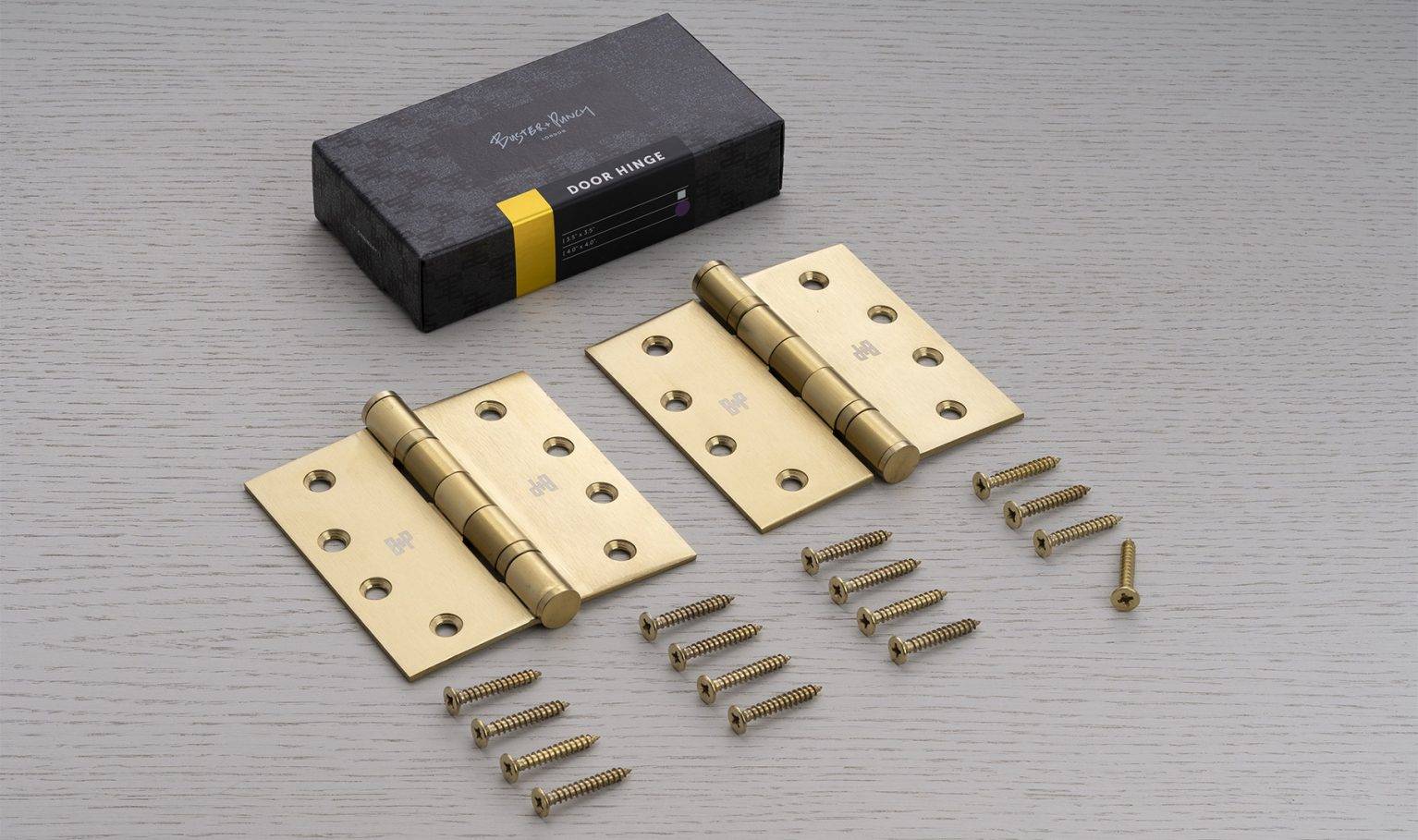 DOOR HINGE / SET OF 2 / 4 x 4 INCH