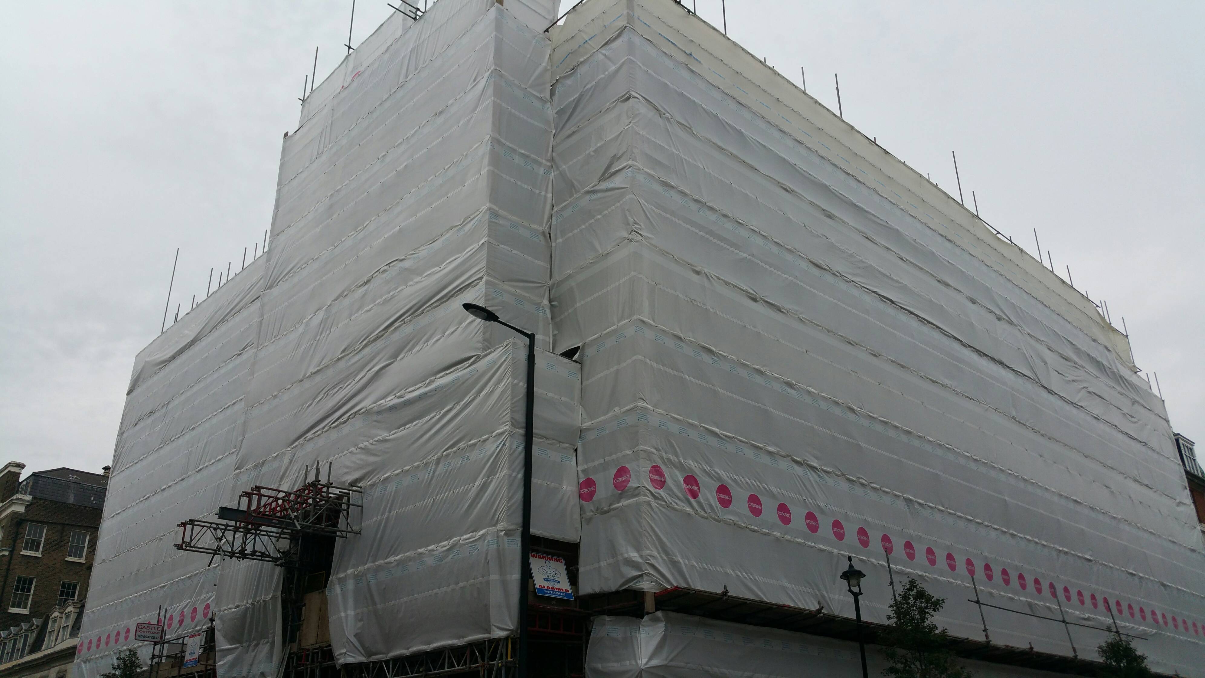 Proscaff Premium FR Scaffold Sheeting