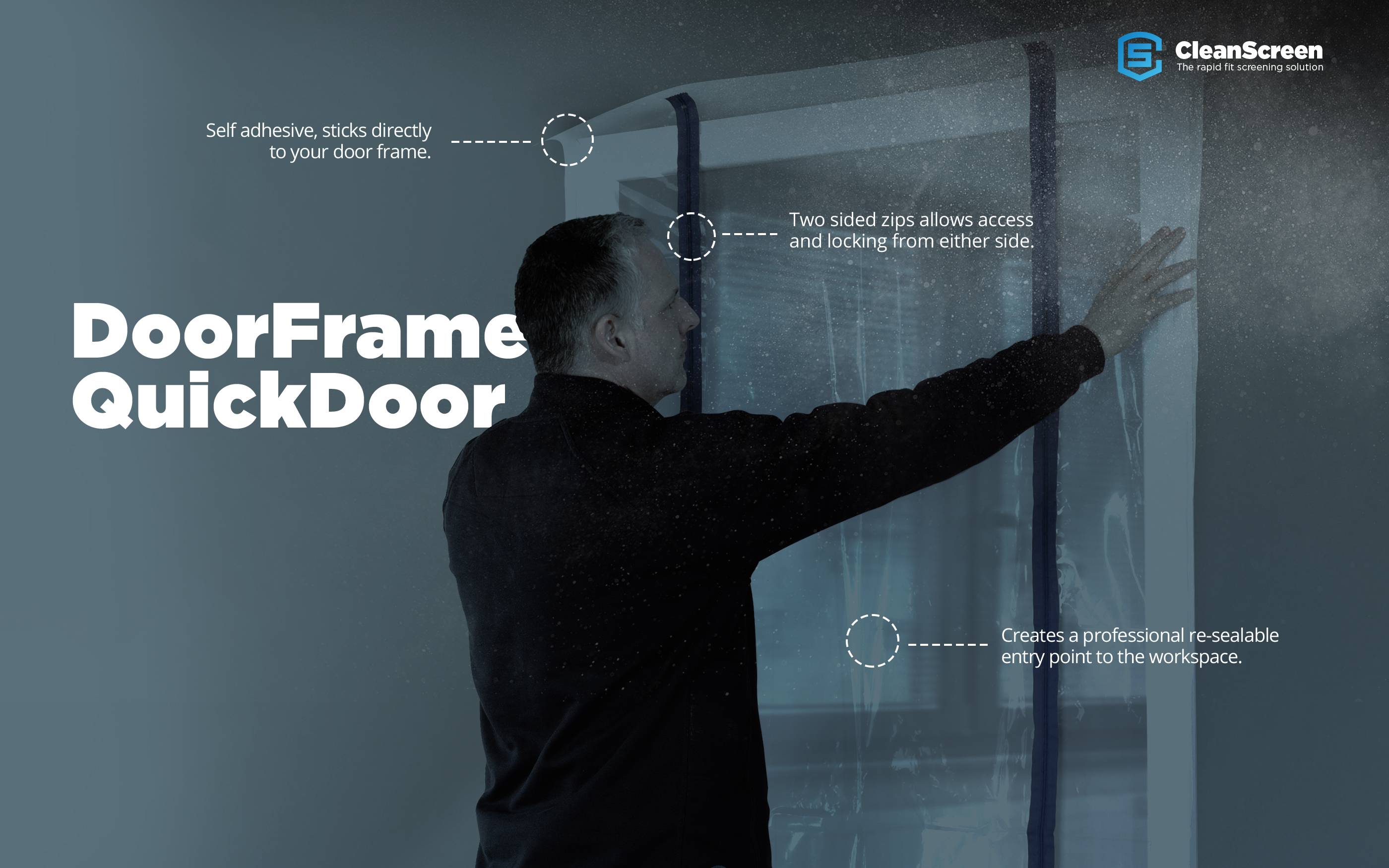 CleanScreen DoorFrame QuickDoor