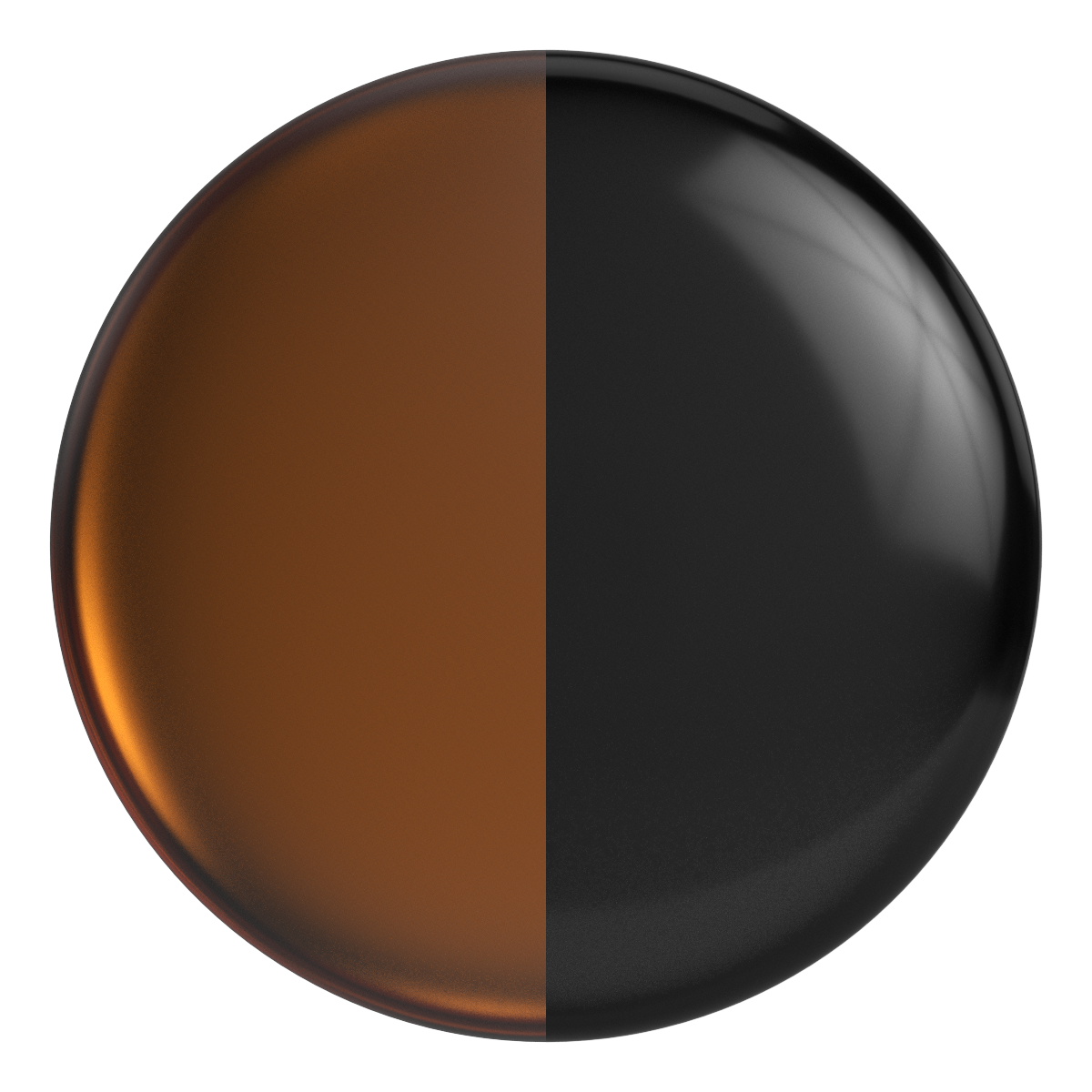 Huntsville sunglasses in rubberised transparent brown