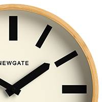 Newgate Bali wall clock in bamboo