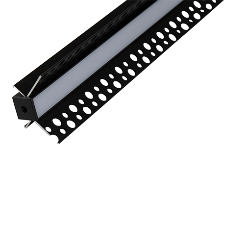 2m Plaster In Inside Corner Profile IP20 Black