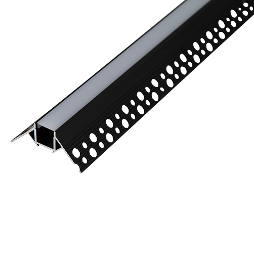 2m Plaster In Outside Corner Profile IP20 Black