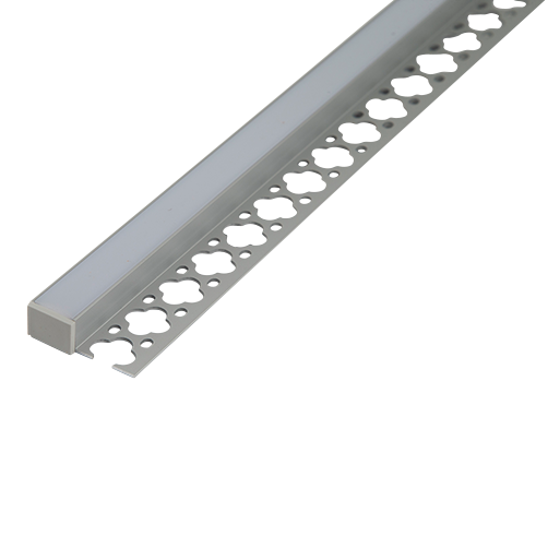 2m Plaster In Outside Edge Profile IP20 Silver