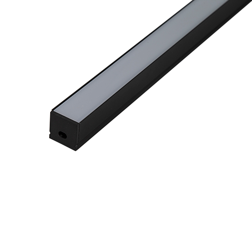 2m Surface Mounted Profile 20x20mm IP20 Black