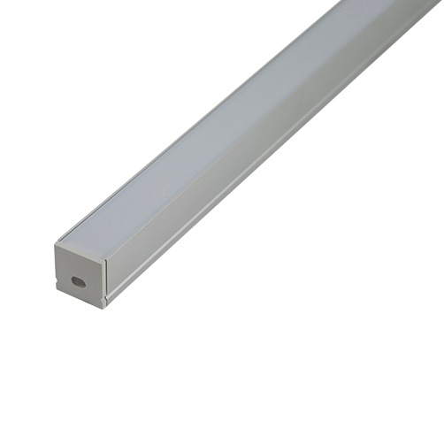 2m Surface Mounted Profile 20x20mm IP20 Silver