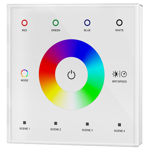 12-24V Wall Switch RGBW 1 Zone White