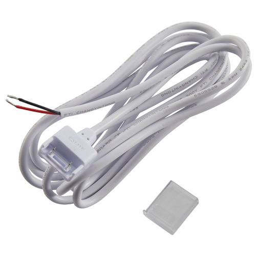 2m White Pre-Wired Connector IP65 IP67 12mm