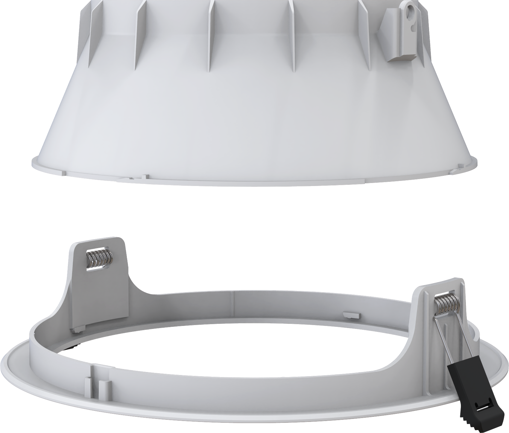 Ansell ACOM/TR/W/1 Comfort Dual Output Reflector and Trim White
