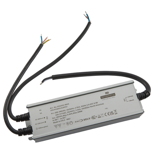 320W 48V IP67 DALI Dimmable Driver