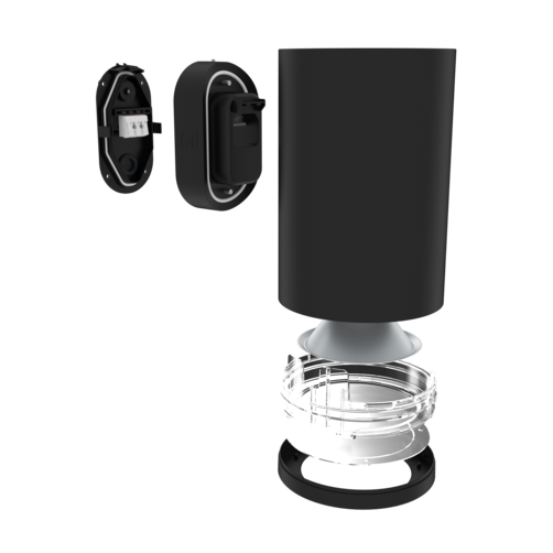 Reef L Directional Wall Light Black image
