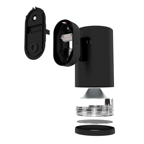 Reef L Directional Wall Light Black image