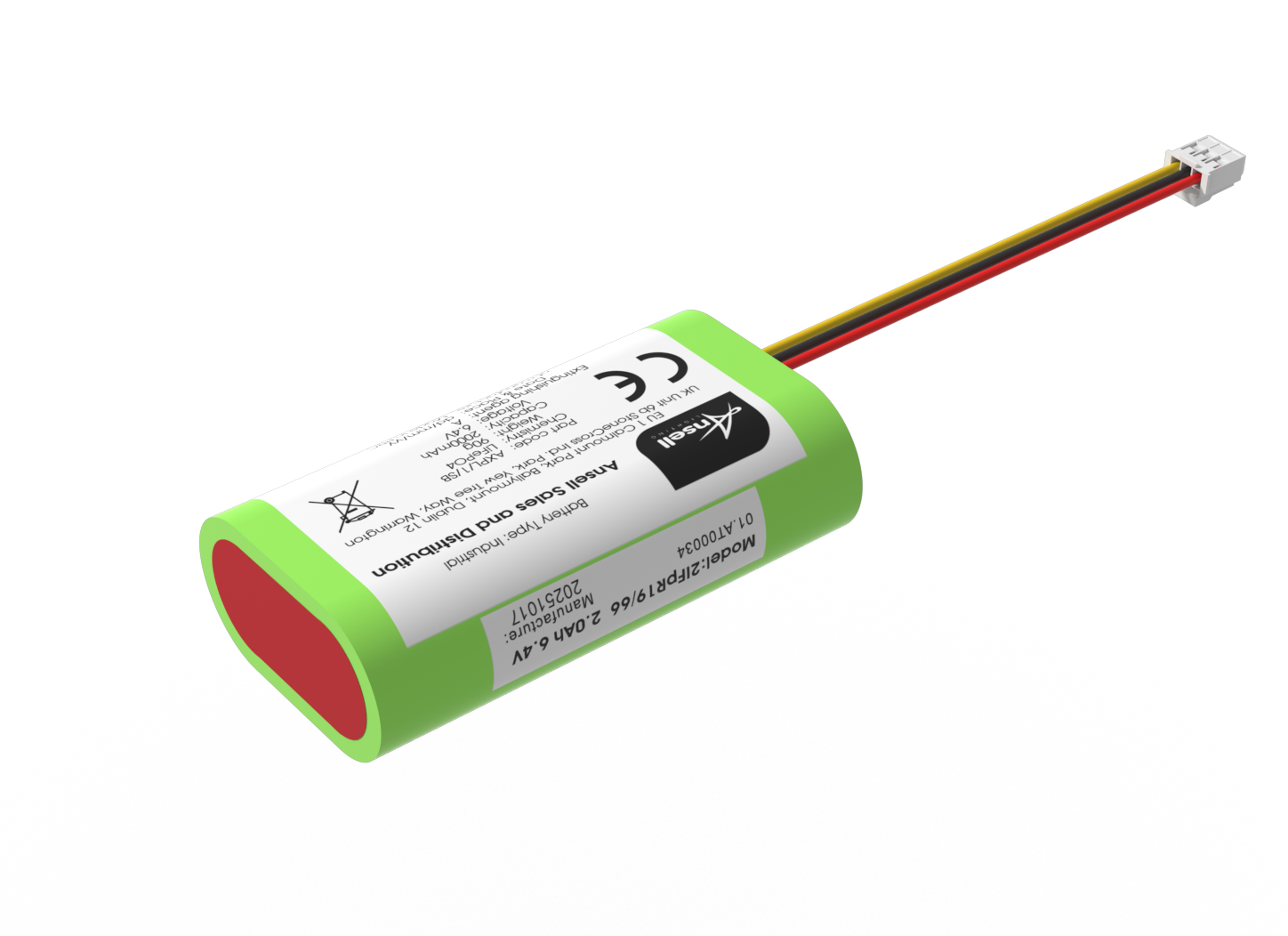 6.4V 2000mAh LiFePO4 Replacement Battery – XPRESS Linear image
