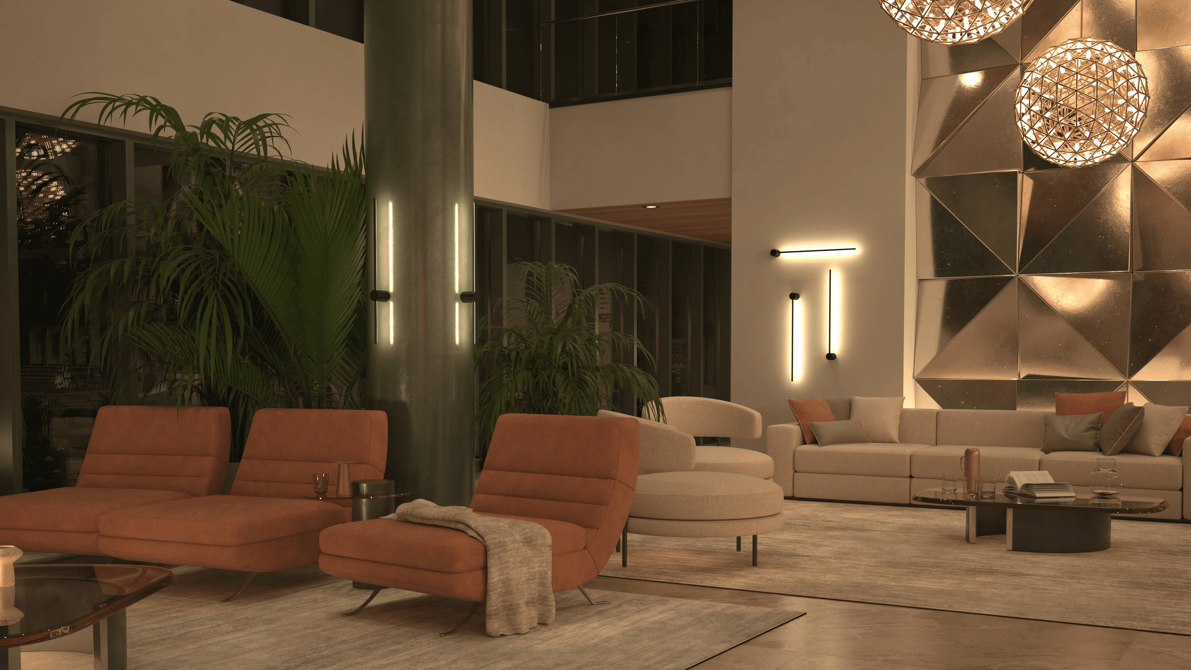 Calico Wall Light image