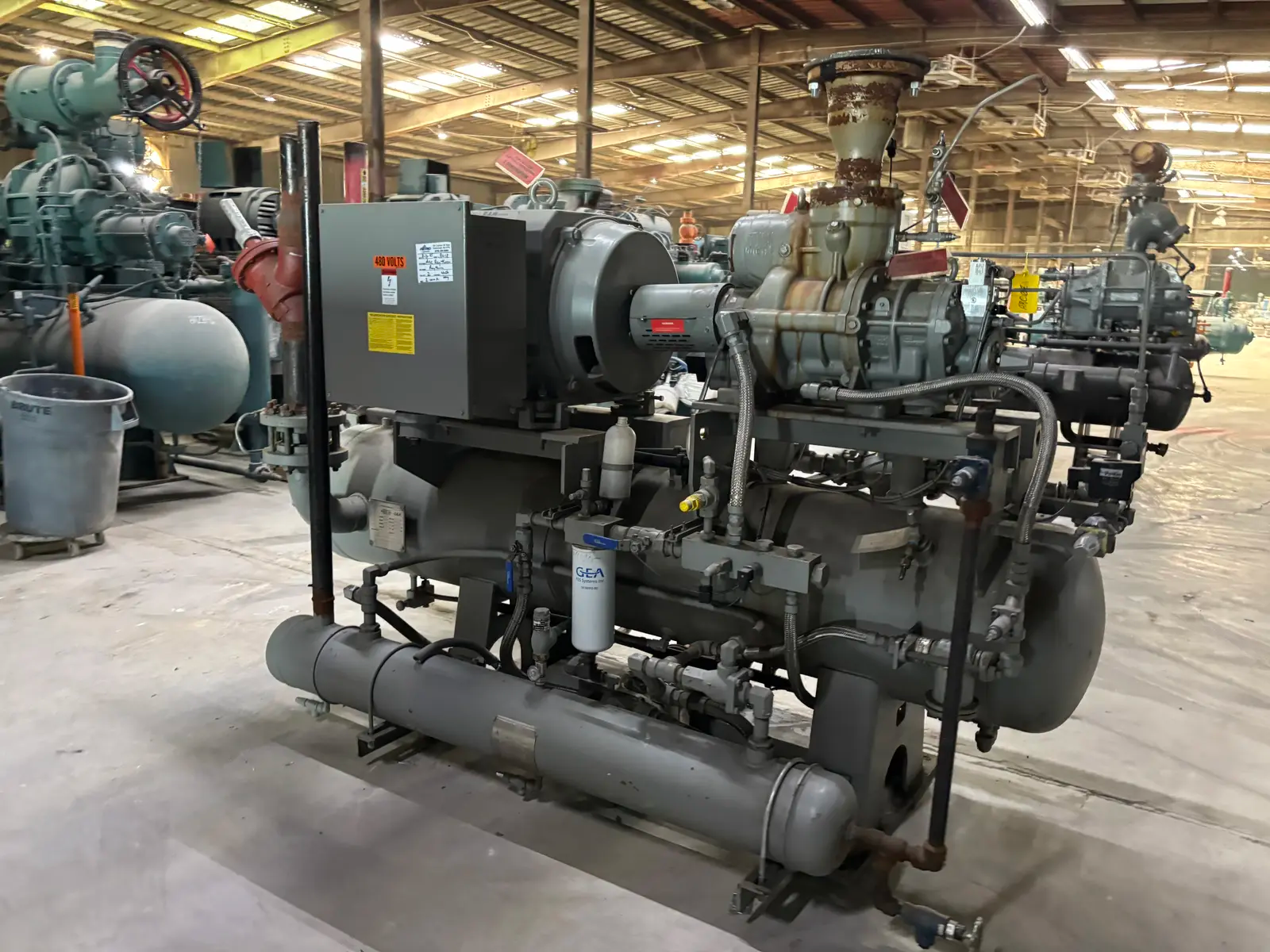 GEA 110GME Rotary Screw Compressor Package (HR-H2655S-28, 200 HP 230/4 ...