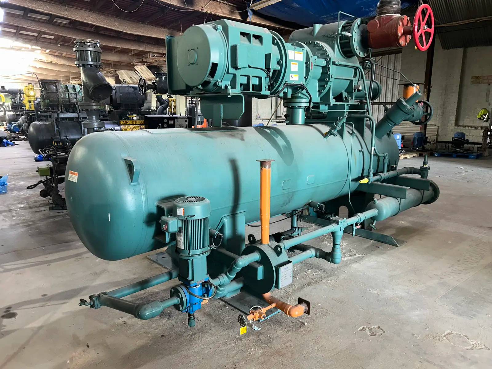 Frick RWF-II-270B Rotary Screw Compressor Package (Frick SGC2321, 201 ...