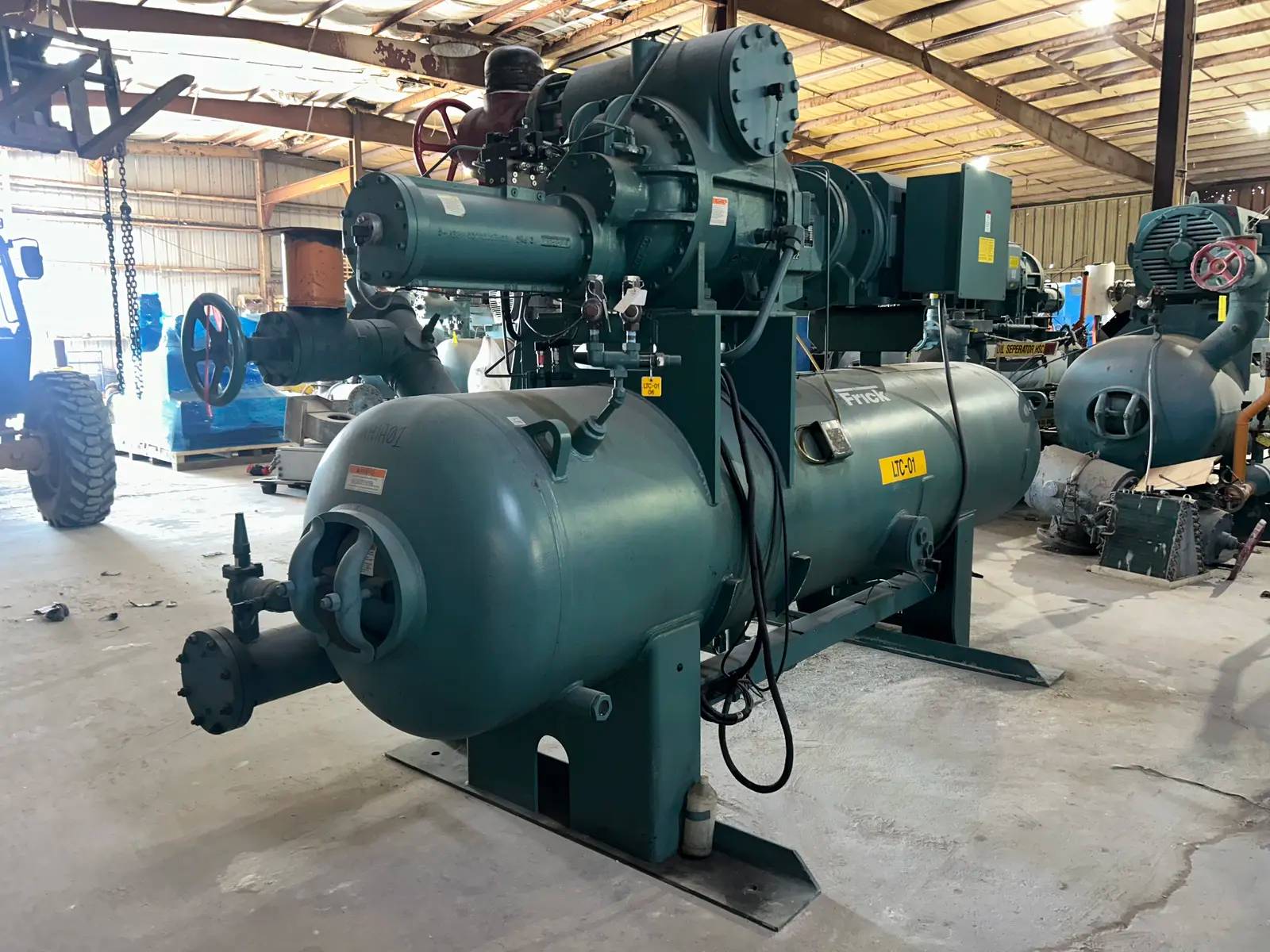 Frick RWF-II-270B Rotary Screw Compressor Package (Frick SGC2321, 201 ...