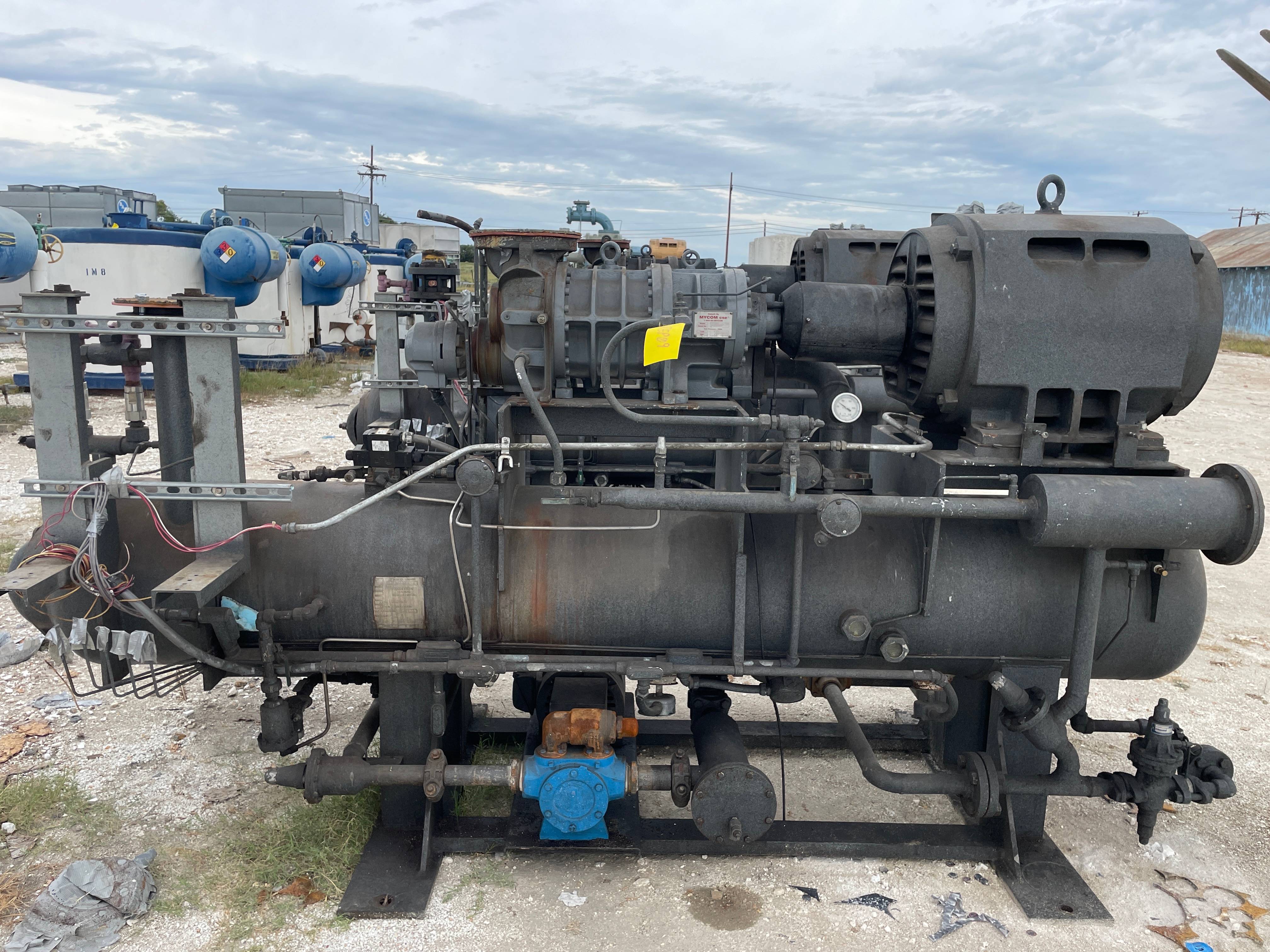 FES 140 Rotary Screw Compressor Package (Mycom 160LUD, 200 HP 230/460 ...